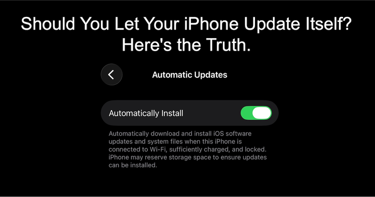 Should You Turn on Automatic Updates on iPhone? | WhistleOut