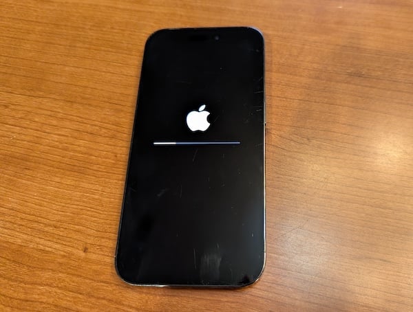 iOS update on iPhone 14 Pro.