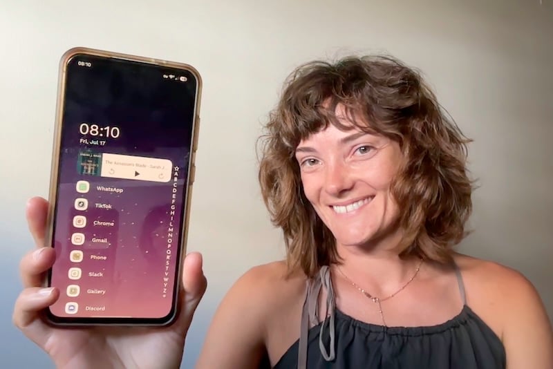 Jessica showing Niagara Launcher