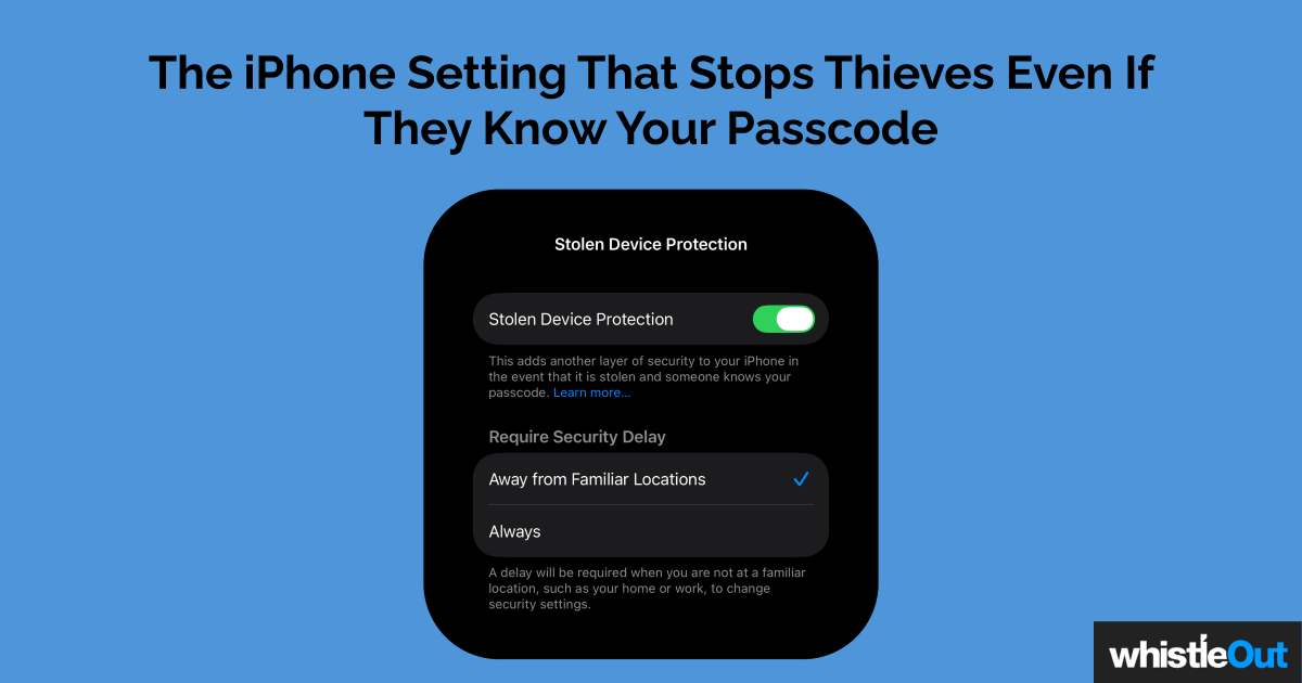 How to Turn On Stolen Device Protection on Your iPhone | WhistleOut