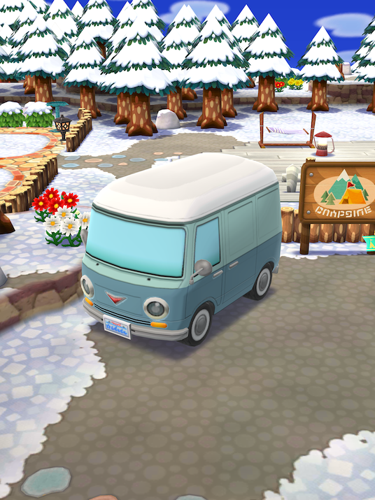 Screenshot of Animal Crossing: Pocket Camp Complete gameplay with RV