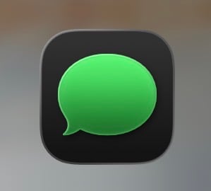 Messages app icon on an iPhone screen.