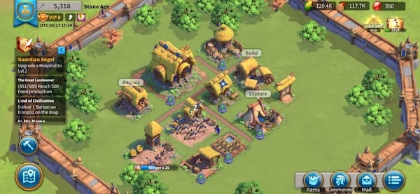 Empire selection for Rise of Kingdoms Screenshot of empire selection for Rise of Kingdoms