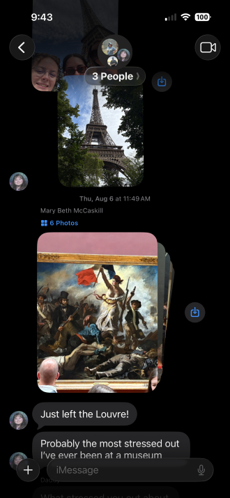 Using iMessage for international messages. Using iMessage for international messages.