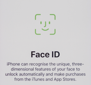 Face ID on iPhone