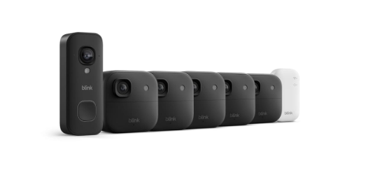 Blink 2K wired doorbell and 5-camera bundle