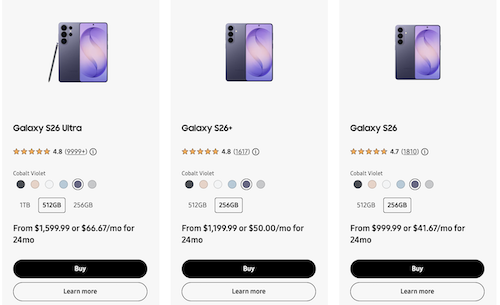 Samsung's Galaxy Pricing Just Jumped by $100. iPhones and Google Pixels Could Be Next.