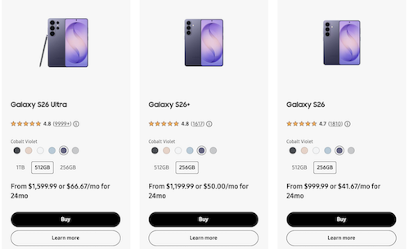 Samsung's Galaxy Pricing Just Jumped by $100. iPhones and Google Pixels Could Be Next.
